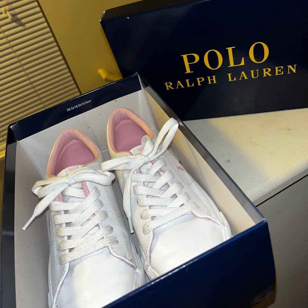 Polo Ralph Lauren Big Girls Elmwood Casual Sneakers